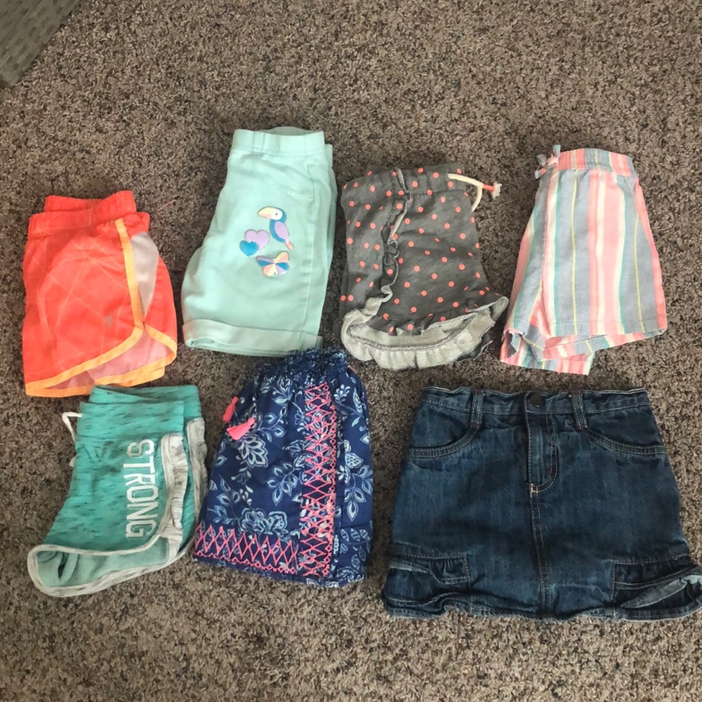 Shorts/Skirts Lot 7 piece Girls 6/6x/7